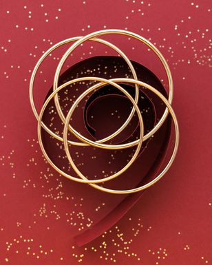 Bracelets jonc or jaune de 58 à 65 mm