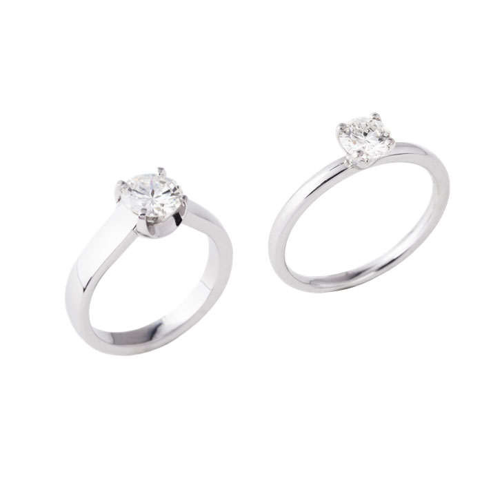 Bague fiançailles solitaire