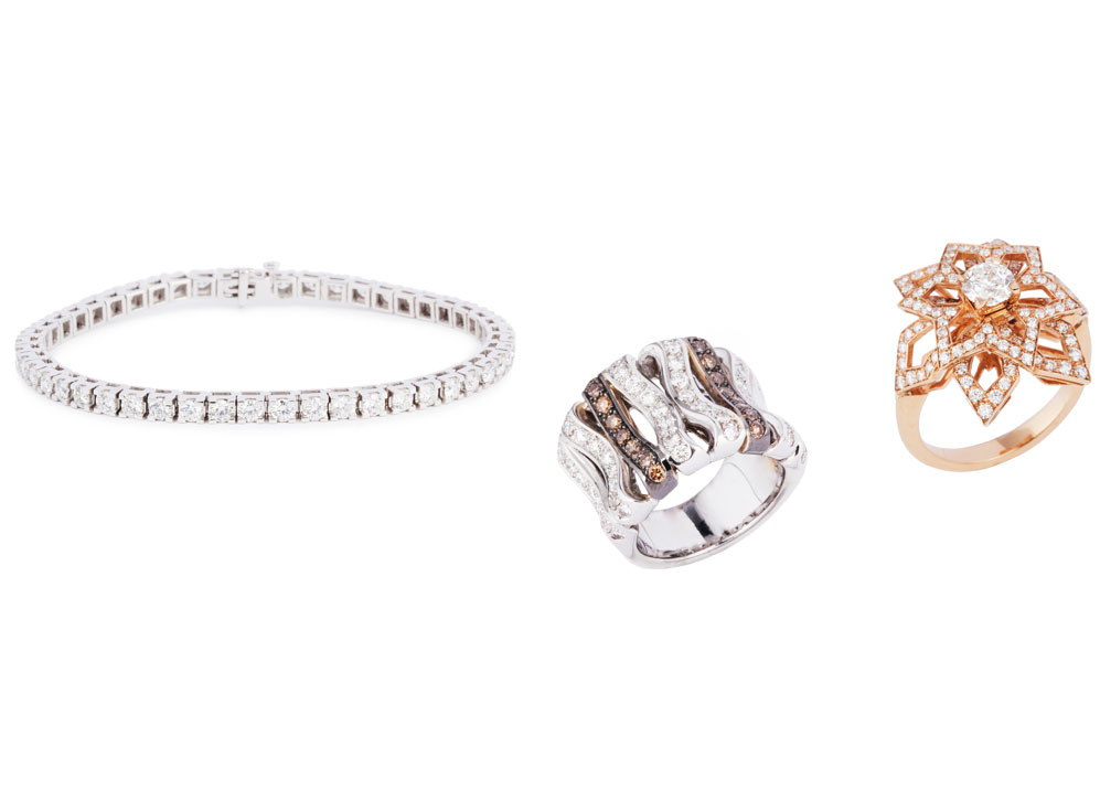 Bracelet et bagues
