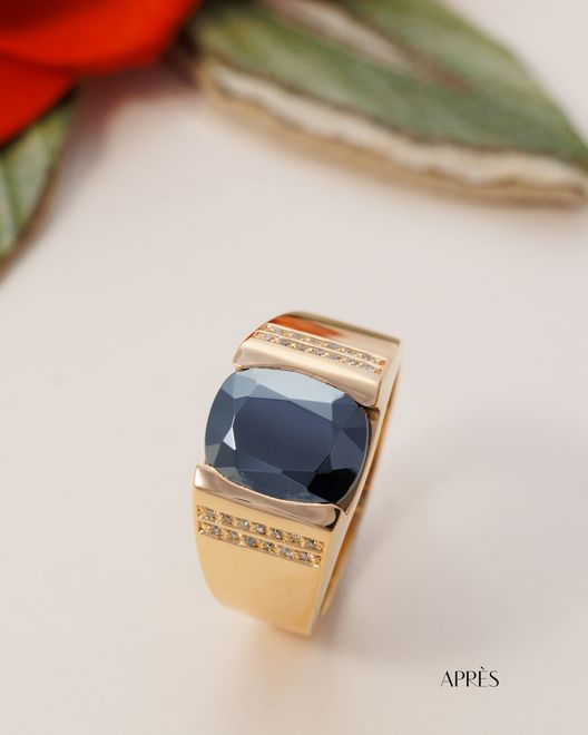 Bague or jaune après transformation