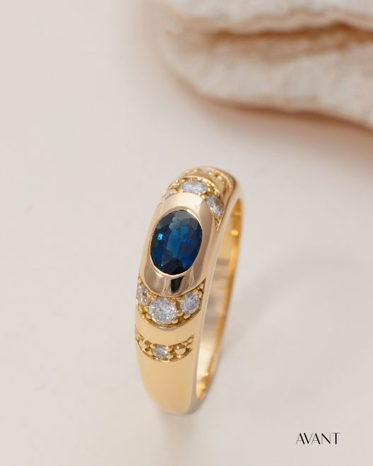 Bague en or jaune après transformation