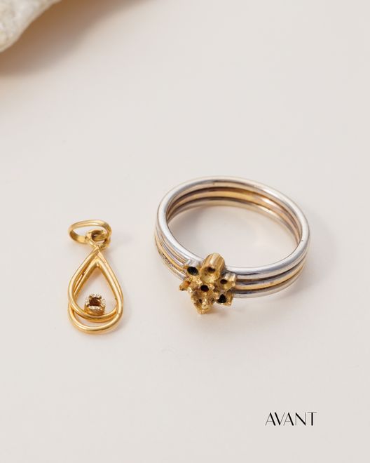 Bague en or blanc avant transformation