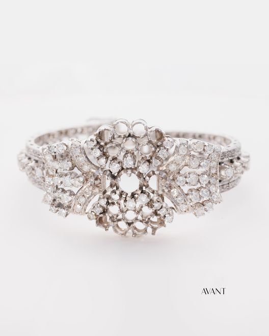 Bague en or blanc avant transformation